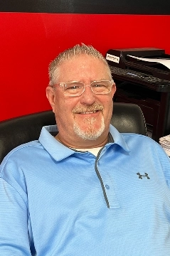 a man wearing glasses